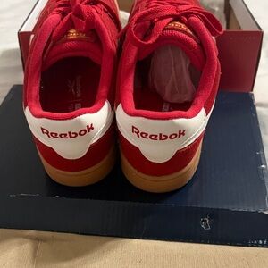 Reebok Women Red and White Sneakers